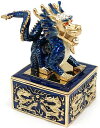 龍 風水置物 アクセサリーボックス 風水グッズ トリンケットボックス オブジェ ボックス 動物 おしゃれ 工芸品 干支 指輪入れ ジュエリー 小物入れ 収納箱 装飾品 たつ 辰年 厄除け お守り 誕生