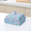 フードカバー 食卓カバー 34*16cm 防虫防塵 折りたたみ式 傘形 保温 耐久性 方形 オックスフォード アルミ蒸着 総柄 おしゃれ 清潔易い 台所用品 防水性 大きい コンパクト ポットカバー