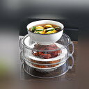 フードカバー 食卓カバー 多層 虫よけ 埃よけ 透明 収納便利 耐久性 保温 省スペース おしゃれ 清潔易い 多機能 プラスチック インテリア 残りごはん キッチン用 家庭用 業務用 ミニマリズム