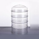食卓カバー フードカバー 虫よけ 埃よけ 多層 透明 多機能 通気性 保温 キッチンツール 簡単収納 コンパクト 便利 食卓 洗える おしゃれ プラスチック 積み重ね キッチン用 家庭用 野菜
