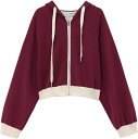 パーカー 春服 レディース ショート丈 プルオーバー トップス ジップアップ フード ゆったり ストリート系 長袖 軽い 柔らかい ファッション スウェット バ...