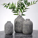 フラワーベース 花瓶 花器 陶器 焼物 一輪挿し 花入れ グレー オブジェ ナチュラル 置物 インテリア雑貨 人気 贈り物 雑貨 シンプル おしゃれ A プレゼ...