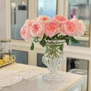 ガラスベース 花瓶 ガラス 大 広口 北欧 花器 フラワーベース ガラスボトル 透明 北欧 アレンジ インテリア 飾り ガラス花瓶 クリア 水栽培 生け花 造花 15*11.5cm 花びん おしゃれ