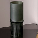 花瓶 ガラス オシャレ 25.5*11cm フラワーベース 北欧 モダン 花器 円柱型 広口 かびん 大きい 花びん シンプル 可愛い かわいい インテリア ガラス花瓶 INS風 置物 リビング 玄関