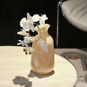 花瓶 ガラス 大きい 花器 37cm フラワーベース 琥珀色 ガラスベース ガラスボトル アレンジ インテリア かびん 小 27cm 一輪挿し 水栽培 生け花 造花 ガラス花瓶 おしゃれ モダン 37