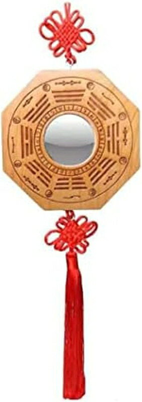凸面八卦鏡風水グッズ八卦羅盤邪気払い魔除け開運置物厄除け約13cm カラーa