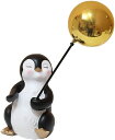 置物 皿を捧げるペンギン 北欧スタイル 収納トレイ おしゃれ 雑貨 玄関収納 鍵置き 小物収納 小物入れ デスク置物 部屋飾り 卓上彫像 スタイル1 オブジェ ...