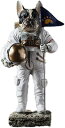 いぬ 宇宙飛行士の置物 北欧風 部屋飾り インテリア 樹脂製 パグ リアル 動物 おしゃれ 誕生日 記念日 お祝い プレゼント ギフト 母の日 敬老の日 クリスマス 39.5*13.5*17.5 cm