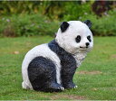 パンダ おきもの エクステリア タイプ 動物の置物 パンダ置き物可愛い おきもの アンティーク ガーデン用オブジェ F ガーデン飾り置き物 パンダ 樹脂材質 屋...