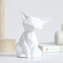 置物 キツネ セラミック オブジェ インテリア 北欧 陶器 おしゃれ 可愛い雑貨 かわいい おきもの 癒し きつね 玄関 飲食店 会社 タイプ1 部屋 車内 飾り物 家族 子供 友人 恋人 誕生日 記