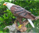 イーグル 鷲 ポリレジン F オブジェ 鳥 置き物 インテリア ディスプレイ フィギュア 庭の飾り屋外動物 庭の彫像 鷹 ガーデンオブジェ 座ってる かっこいい...