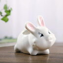 うさぎ 置物 陶器 花 鉢 うさぎ タイプ3 アニマルオブジェ プランター かわいい 多肉植物 プランター 動物 盆栽 F 兔のフラワーポット 花 容器 動物 植木鉢 家庭用 盆栽 サボテン 多肉植物