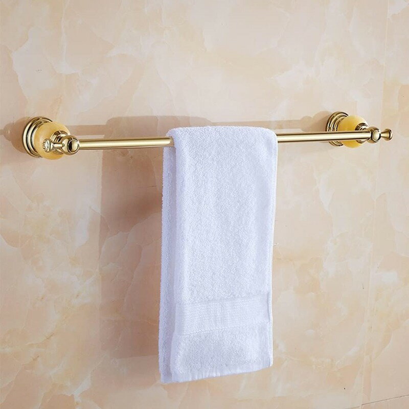 ヨーロピアン ジェイド バスタオルラック、北欧 トイレ タオルレール、ゴールデン バスルームラック タ..