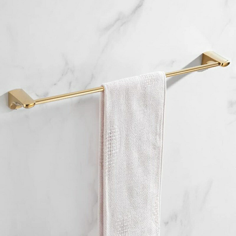ゴールドライト高級バスタオルラックタオルレール、壁掛けラック、バスルームクリエイティブタオルホル..