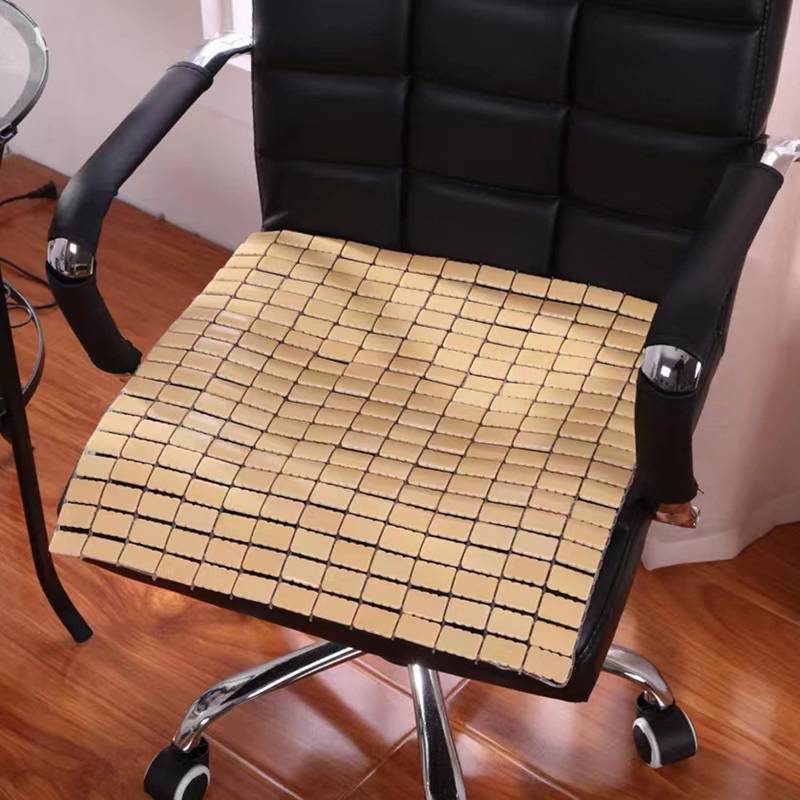 シートクッション 涼しい 涼感 蒸れない 接触冷感 マット デスク チェア マット 快適 天然竹仕様 涼し..