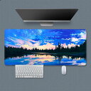 超大型 PCマット 40*90cm*4mm マウス キーボード 対応 マウスパッド ゲーミング 大型 油絵 可愛い デスクマット テーブルマット オフィス カラー 事務机 学習机 テーブルカバー 耐水