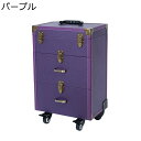 キャリーバッグ 大容量 収納ケース キャスター付き トロリーケース プロ仕様 仕切り付き ツール箱 引き出し 化粧品収納 お手入れも簡単 大型メイクアップキャリングケース トラベル 旅行 おしゃれ
