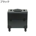 メイクキャリーケース 大容量 化粧ボックス キャスター付き 大型 キャリー 業務用 仕切り付き マット ツール箱 ネイル収納 多機能 絵の具 携帯便利 ビューティーケース 出張 旅行用 ファッション