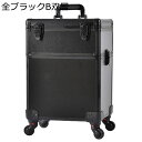 プロ用メイクボックス キャスター付き 大型 キャリー 2-4層 プロ仕様 大容量 収納ケース アルミ 仕切り 防水 安定 メイク道具収納 化粧道具入れ アート用品収納 美容師 出張 旅行用 ツール箱 贈り物