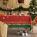 北欧 テーブルクロス 撥水加工 テーブルマット コットン 撥水 かわいい柄 テーブルカバー 20 装飾 長方形 汚れ防止 机 デスク カバー 大きめ クリスマス...