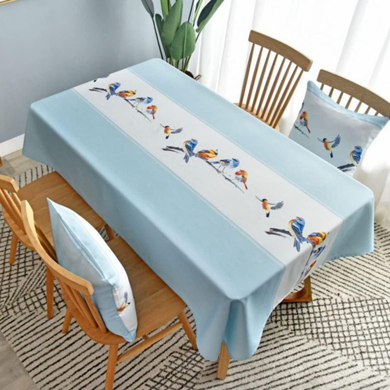 田園風 テーブルクロス テーブルカバー ストライプ柄 60*60cm 模様 クリスマス 撥水 拭きやすい 飾り布..