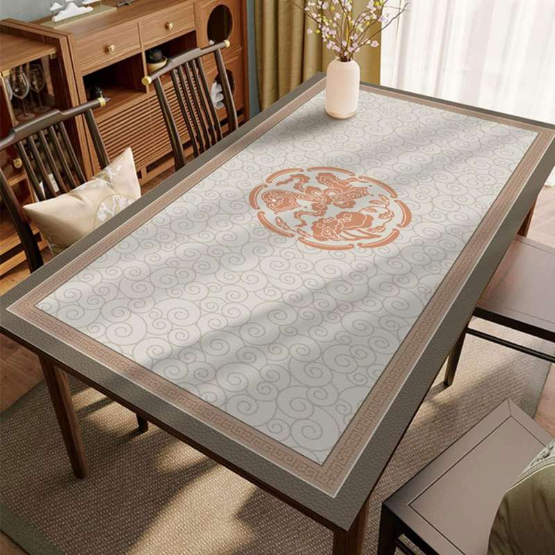 テーブルクロス 北欧風 テーブルカバー 柔らかい 70*70cm 長方形テーブル 矩形 防水 耐久 汚れ対策 PUレザー デスクマット 花柄 カラー クリスマス ギフト 汚れ防止 耐久性 長方形 0