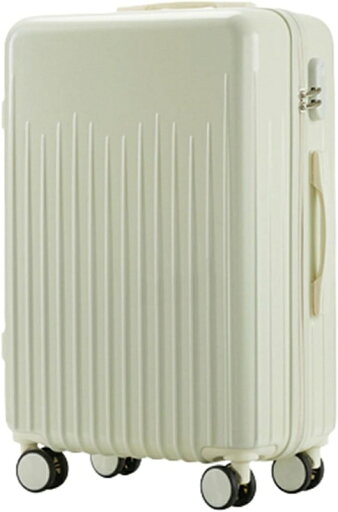 スーツケース キャリーケース 60L キャリーバッグ ファスナー式 超軽量 大型 耐衝撃 静音 ダブルキャスター 360度回転 おしゃれ ビジネス 出張旅行 ホワイト Lサイズ(6-8泊) スーツケース キャリーケース 60L キャリーバッグ ファスナー式 超軽量 大型 耐衝撃 静音 ダブルキャスター 360度回転 おしゃれ ビジネス 出張旅行 ホワイト Lサイズ(6-8泊)