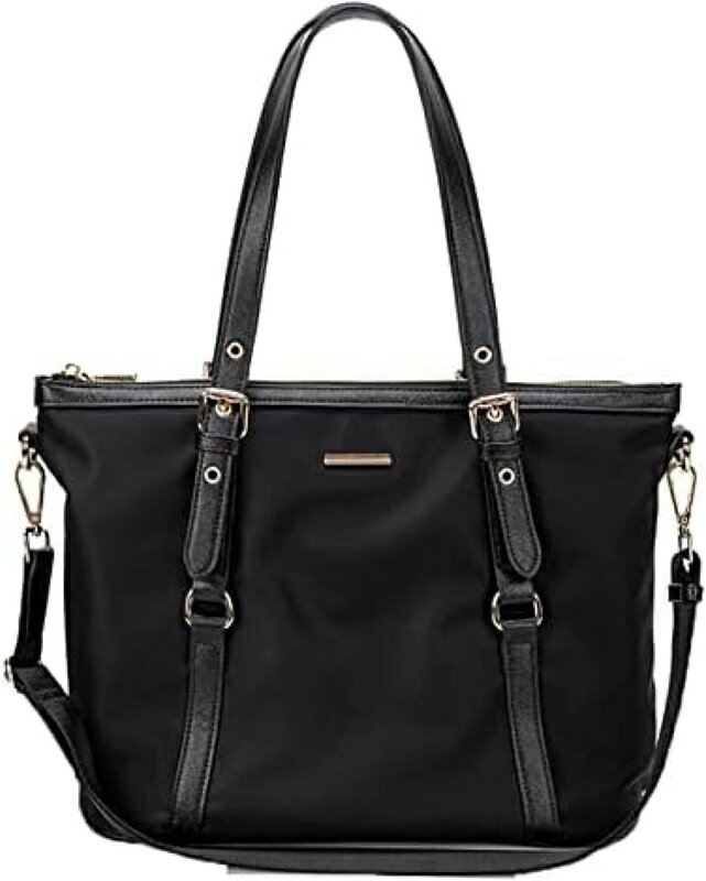 ナイロン トートバッグ 大容量 旅行 A4 肩掛け ファスナー付き 通勤 レディース マザーズバッグ 撥水 軽量 折り畳み マザーズバッグ 多機能 オックスフォード 底鋲付き 通勤バッグ ショルダー