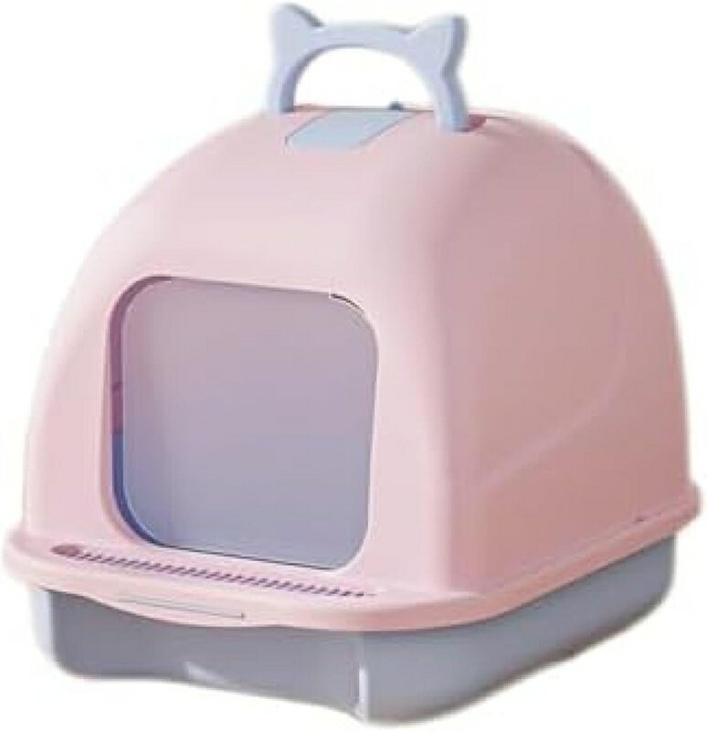 猫 トイレ 散らかりにくい 猫 トイレ キャットトイレ 散らかりにくいネコトイレ 本体 フルカバー 猫トイレ お掃除簡単 飛び散りにくい カラー3 大型猫 スコップ付き シンプル ペットトイレ おしゃ