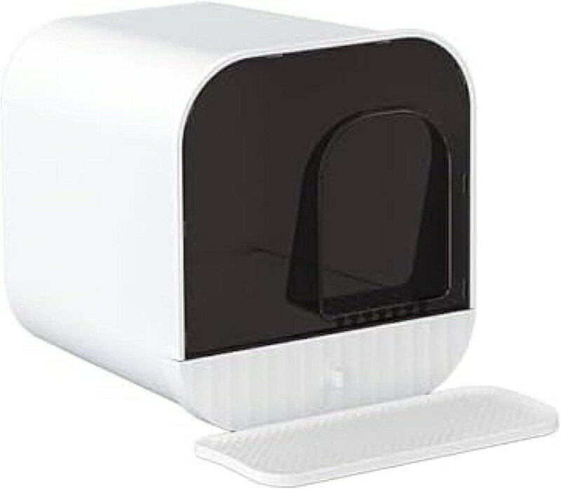 猫 トイレ 大容量 掃除簡単 脱臭抗菌 組み立てしやすい 猫用トイレ本体 ネコトイレ 大容量 大型 砂の飛び散ら防止 掃除簡単 脱臭抗菌 組み立てしやすい 引き出し付き おしゃれ 41*41*40cm