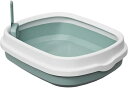 高コスパ 猫トイレ 大型 トイレ おしゃれ 猫用トイレ本体 ペットトイレ猫砂鉢半閉鎖猫トイレ取り外し可能プラスチックペット用品開放型猫砂鉢 清潔 掃除しやすい ...