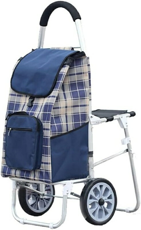 買い物カート ショッピングカート ショッピングキャリー ショッピングカート ユーティリティショッピングトロリー 食料品用ショッピングカート 折りたたみ式ローリングユーティリティバッグカート 買物カート