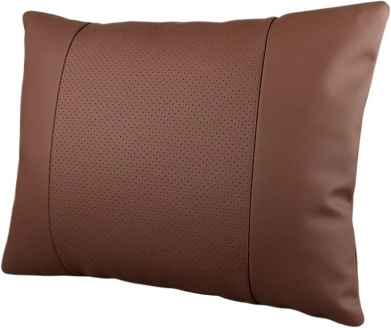 車のランバーサポートナッパレザーランバークッション車のホームオフィスに適した車のクッション(B)