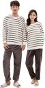 夫婦 ペアパジャマ冬 寝巻き 人気 両親 パジャマペア 人気 冬 もこもこ フランネル 結婚祝い プレゼント ペア パジャマ パジャマレディース ストライプ 大...
