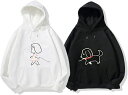 ジュタオピン ペアルックパーカー カップル レディース パーカー 長袖 秋 冬 お揃い コーデ メンズ トレーナー ゆったり カジュアル 大きいサイズ 男女兼用...