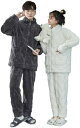 ペアパジャマ 冬 もこもこ メンズ ルームウェア レディース パジャマ ペアルック パジャマ お揃いパジャマ 結婚祝い 部屋着 秋 冬 スタンド襟 無地 シンプ...