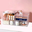 化粧品収納 メイクボックス 大容量 コスメボックス F 卓上 化粧品 小物入れ 卓上収納 強い耐久性 コスメ収納 おしゃれ 小物 メイクケース 化粧 収納 多機能 軽量 収納ケース 安定 シンプル 整