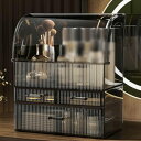 化粧品収納ボックス 化粧品 収納 コスメ 整理簡単 収納ボックス アクリルケース メイクケース XL 引き出し 小物入れ 透明 防塵 耐久性 衝撃吸収 4 メイク用品 化粧品入れ おしゃれ 透明アクリ