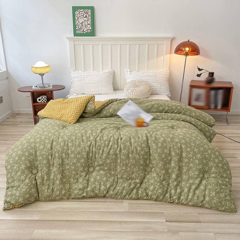 掛け布団カバー シングル 150*200cm 乾きやすく グリーン 夏 冬 オールシーズン 白 掛け布団 200A 肌掛..