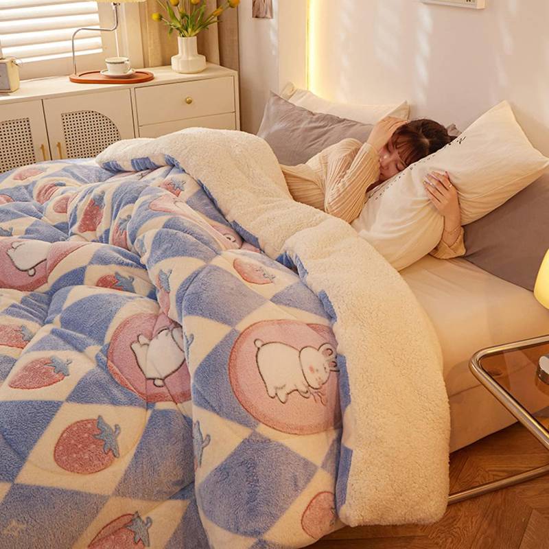 掛け布団カバー シングル 150*200cm 乾きやすく 夏 冬 オールシーズン 白 掛け布団 肌掛け キルトケッ..