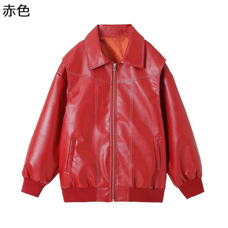 レディース革ジャン 本革 秋冬 レザージャケット ライダース