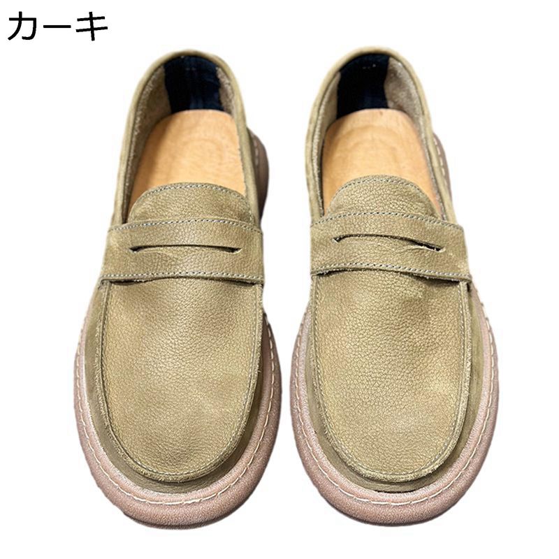 コインローファー ローファー メンズ ドライビングシューズ フラットシューズ 防臭 速乾 走れる かっこ..