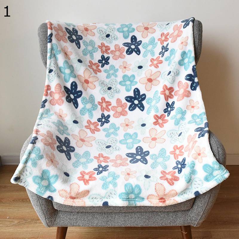 ブランケット 雲柄 花柄 毛布 ひざかけ 掛け毛布 シングル 一年中使える 多機能ブランケット 軽くて暖..
