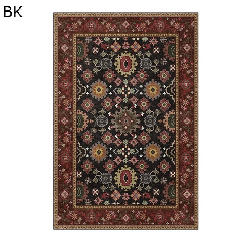 センターマット 花柄ラグ リビングカーペット ボヘミアン風 大きめ レトロ フロアマット 民族風パット 北欧 傷防止 家具保護パッド 静音吸音 ウォッシュ オールシーズン オフィス 肌触り良い