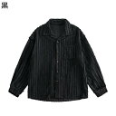 シャツ メンズ ジャケット ダメージ加工 胸ポケット付き シャツジャケット 長袖 折り襟 柔らかい アウター お出かけ カッコイイ ファッション 会社 通学 日...