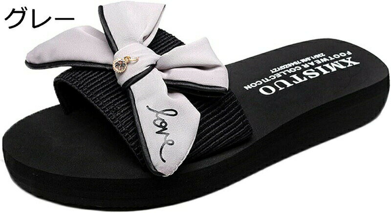 　　　 ◆◇◆人気の秘密◆◇◆ 【おしゃれなデザイン】可愛い蝶結び飾りで、美しくてエレガントな女らしい格好を演出できます。足にフィットするシルエットが歩きやすく履き心地も抜群です。 【オープントゥ】春夏にぴったりなつま先の開いたデザインだか...