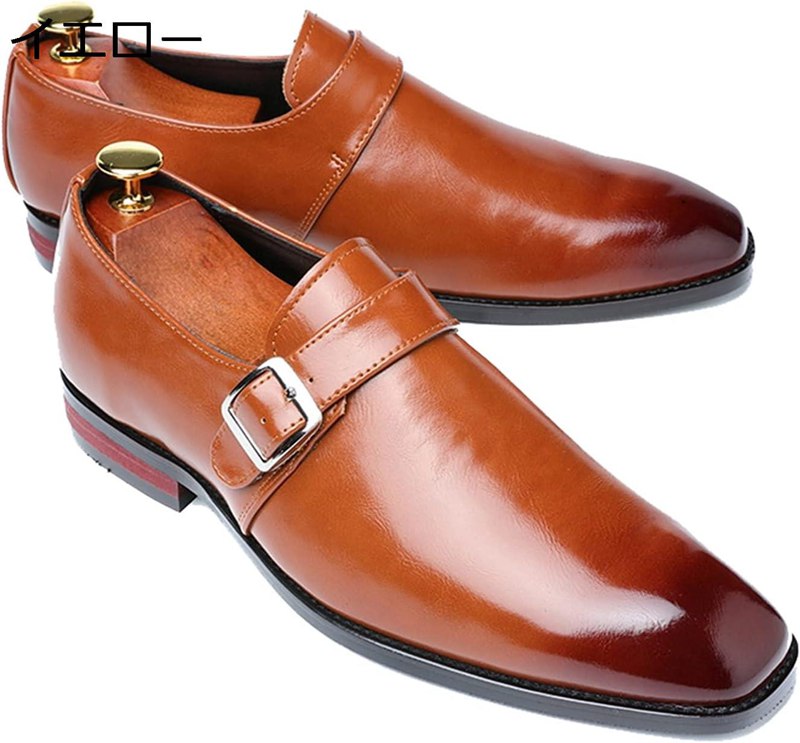革靴 ビジネスシューズ メンズ 紳士靴 フォーマルシューズ オシャレ 滑り止め バックル ローカット 通..