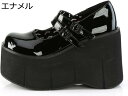 パンプス ロリータ靴 レディース メイド靴 パンク 厚底靴 プラットフォーム9cm お姫様風 原宿系 女の子 おでこシューズ ラウンドトゥ エナメル 耐摩耗 軽量 cosplay 仮装パーティー jk 大人 ゴスロリ 舞台 普段履き