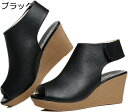 サマーブーツ レディース 美脚 ローマサンダル 厚底 安定感 サンダル 疲れない オープントゥ ウェッジソール 身長UP カジュアル 可愛い オシャレ 滑り止め ベルクロ 歩きやすい 黒 白 ベージュ 7cmヒール 快適
