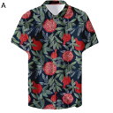アロハシャツ メンズ 花柄シャツ 半袖シャツ カジュアルシャツ 夏 ハワイシャツ 通気性 涼しい 薄い 軽い プリント ゆったり おしゃれ 大きいサイズ トップ...